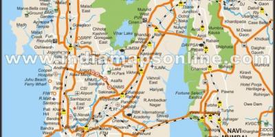نقشه بمبئی محلی