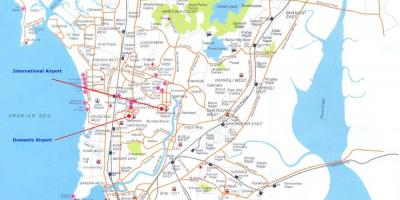بمبئی محلی نقشه مسیر