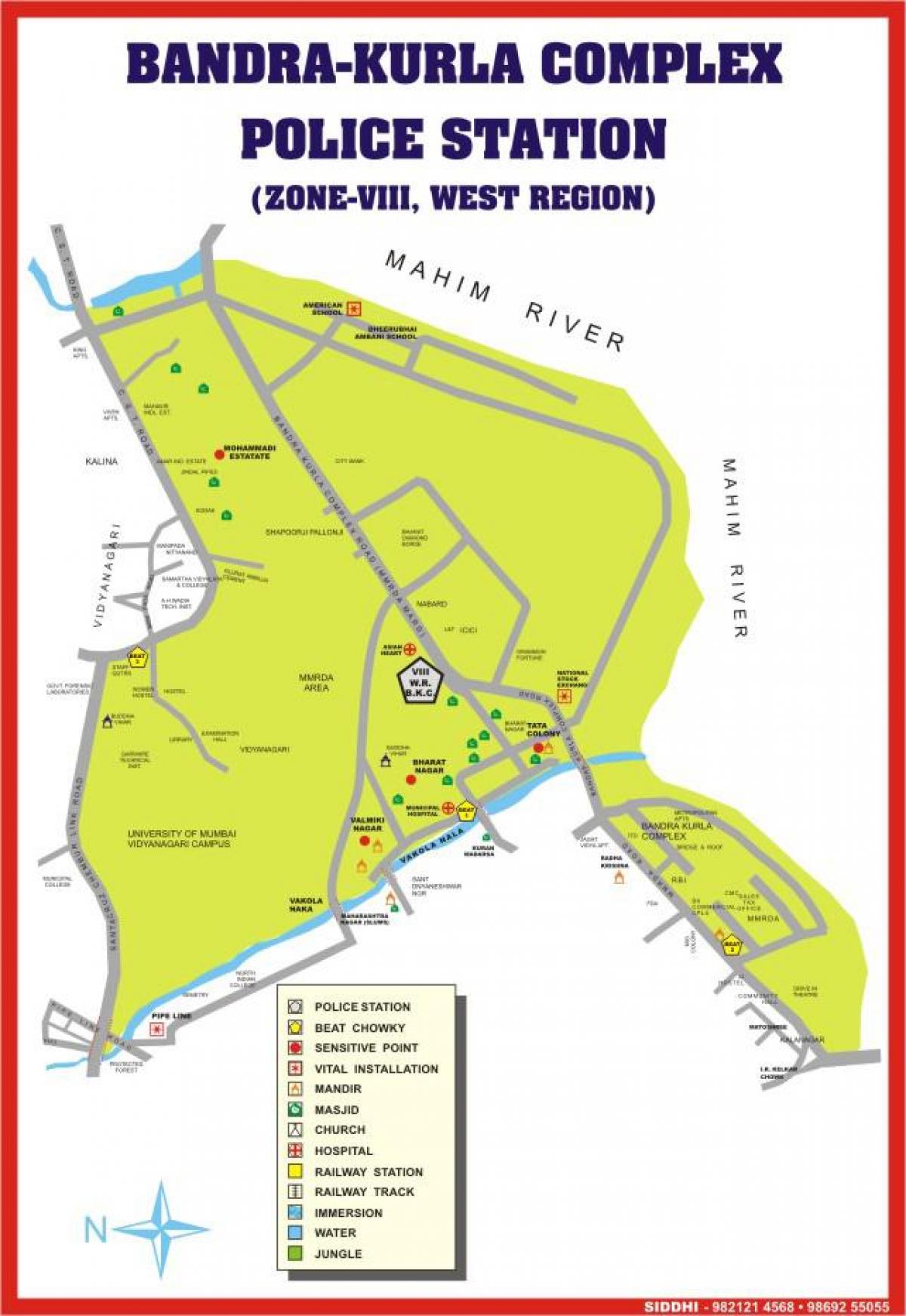 bkc نقشه بمبئی