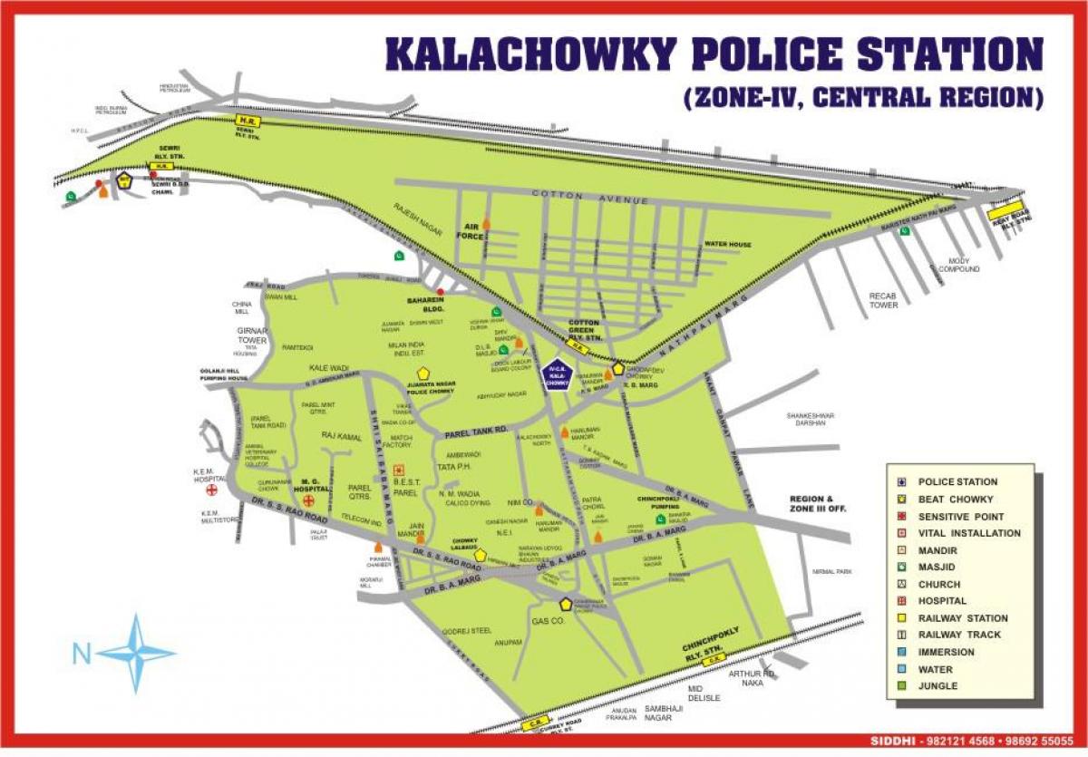 نقشه Kalachowki بمبئی