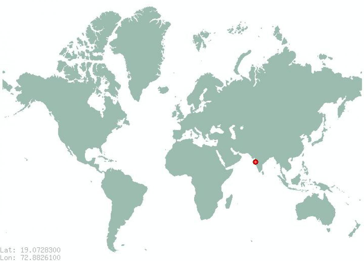 بمبئی در نقشه جهان