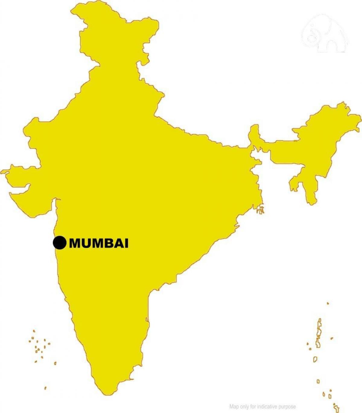 بمبئی در نقشه